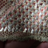Vintage Heavy Copper crochet shawl