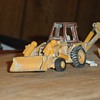 old toy backhoe