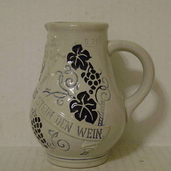 GERMAN STONEWARE PITCHER 