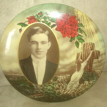 Photo with button style frame, would like info - Photographs
