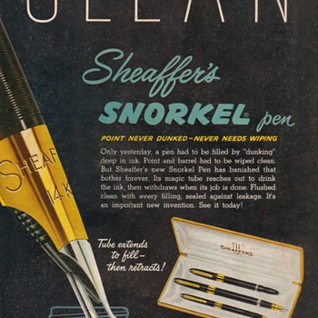 1953 - Sheaffer's Pens Advertisement - Advertising
