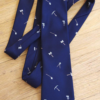 "Tools" necktie for the Smithsonian Institute - Mens Clothing
