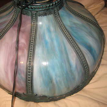 bent glass lamp