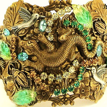 LIZARD AND BIRDS  BRACELET - Costume Jewelry