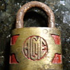 Acme lock with red trim