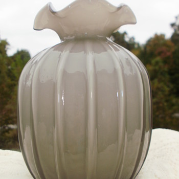 My Beautiful two-tone vase!! - Art Glass