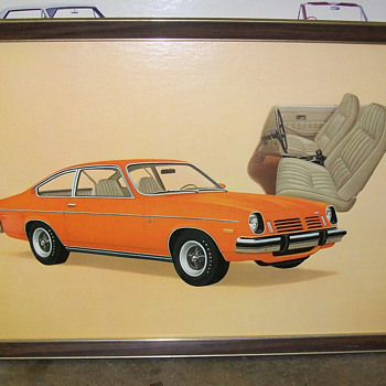 1972 Chevy Vega showroom poster - Classic Cars