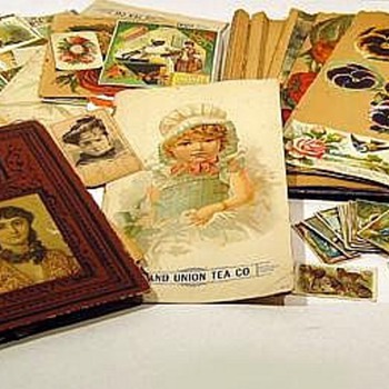 Trade Cards Tobacco Cards Grand Union Tea - Cards