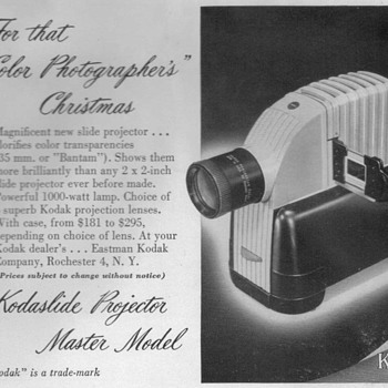 1948 - Kodak Slide Projector Advertisement