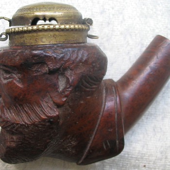 BRIAR PIPE WITH COVER