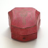 magenta paper ring box