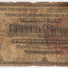 1886 $2.00 Silver Certificate.