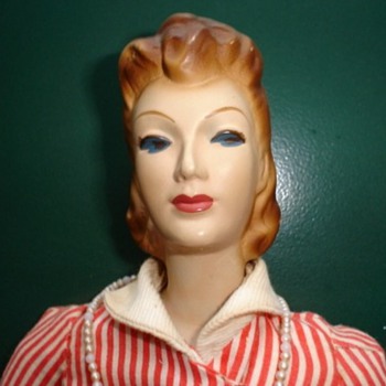 1940's Simplicity Mannequin 15" Tall Suzanne and Patterns