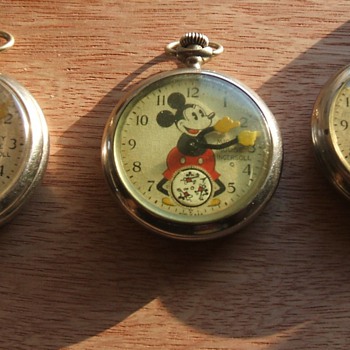 1933-37 U.S. Mickey Mouse Pocket Watch