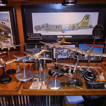 ALL METAL 8th AAF Collection w/Trench Art