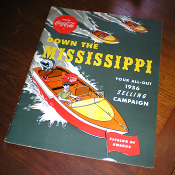 1956 Coca-Cola "Down The Mississippi" Awards Catalog