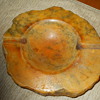 Vintage ITALY Genuine ALABASTER Large Heavy Ashtray