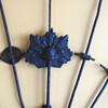 LEAF WITH ACORN FENCE STAY