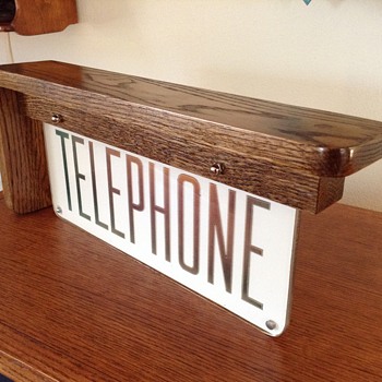 TELEPHONE SCONCE sign - Signs