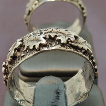 Two 925+ Fall Themed Rings - Fine Jewelry
