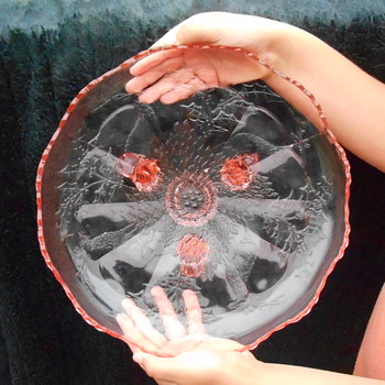 Pink Depression Glass Platter? - Kitchen