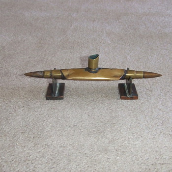 WW1 Trench Art Submarine - Military and Wartime