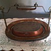 Old copperplated container