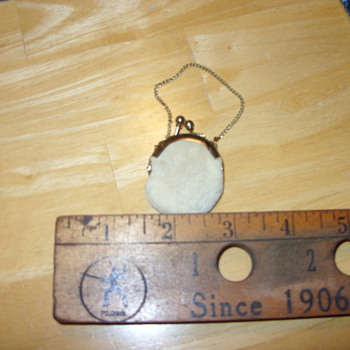 here is a neat old doll purse - Dolls