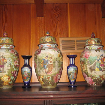 large urns?/vases