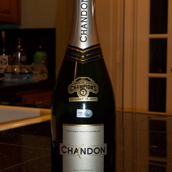 Texas Rangers American League Champions Champagne Bottle