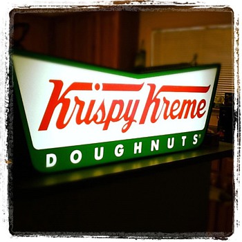 Lighted Krispy Kreme Sign - Signs