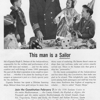 1955 - American Export Line Advertisement - Advertising