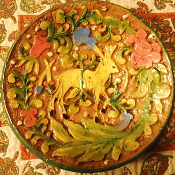 Italian Ceramic Plate from before 1960's ?  Made by?  