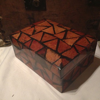 Old Jewellery box ( made from some kind of fur ) - Fine Jewelry
