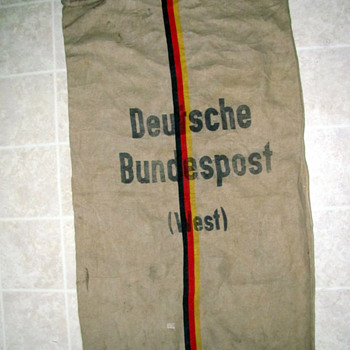 West German Postal Mail Bag