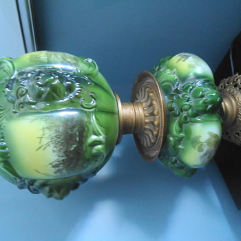 Antique oil lamp - Lamps