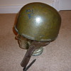 British WW11 pressed fibre Dispatch Riders helmet
