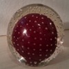 Art glass Paperweight with Tapered bubbles maker?