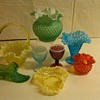 MORE PIECES OF FENTON HOBNAIL FROM MY COLLECTION
