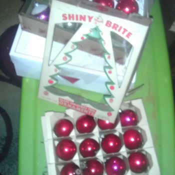 more christmas ornaments found in the attic this time - Christmas