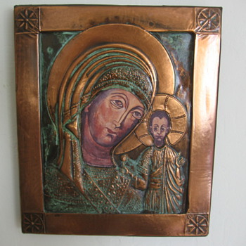 Hammered Copper Religious Art