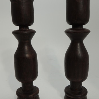 Turned Candlesticks - Pine