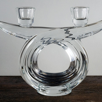 Vannes le Châtel Doughnut Candle Holder - Art Glass