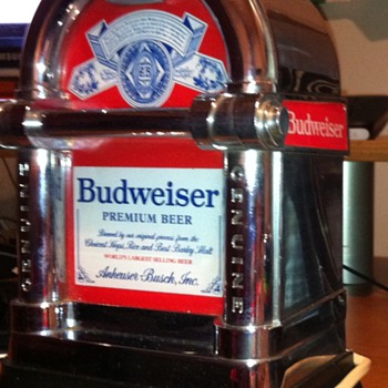 Bud Bar Chrome Lighted sign