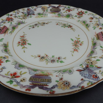 Royal Worcester 1912 Plate Butterflys 