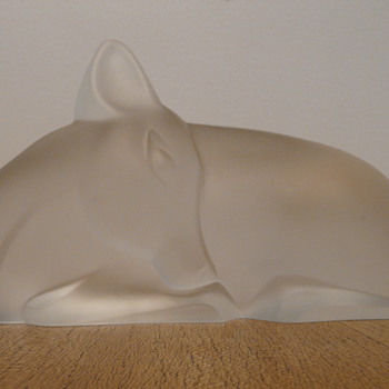 LUCIENNE BLOCH FOR LEERDAM 'HERT' 1929 - Art Glass
