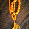 butterscotch prayer beads