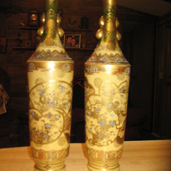 Antique vases (Japanese, Chinese?) - Asian