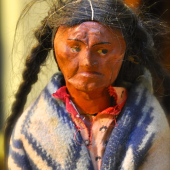 Indian Doll with Human/Horse hair Germany - Dolls