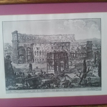 Veduta Dell Arco Di Coftantino E Dell Print - Visual Art